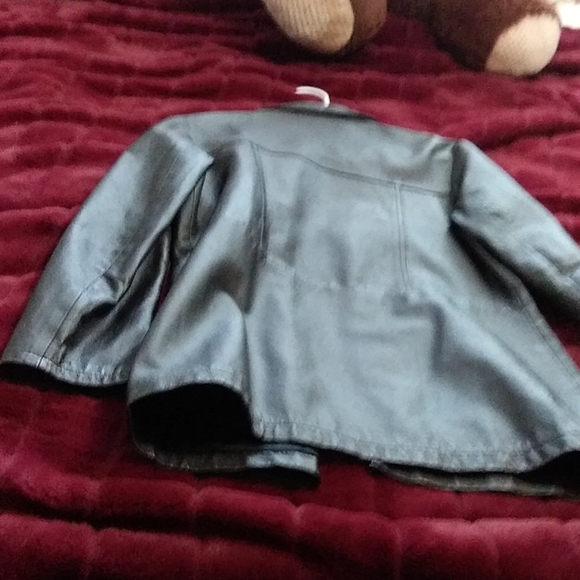 Brown leather coat - Picture 4 of 4